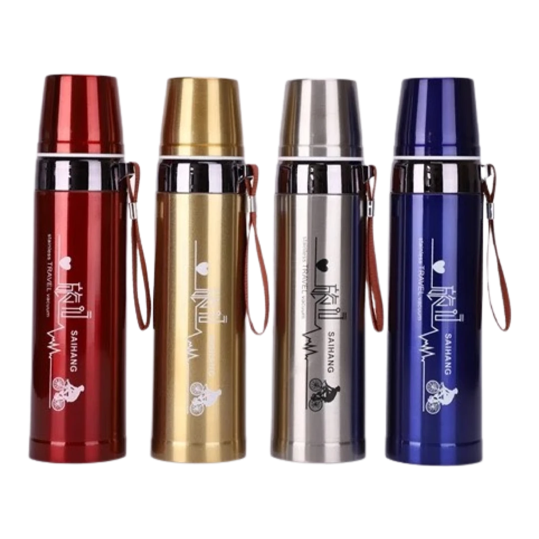 Gourde camping avec cordon en nylon