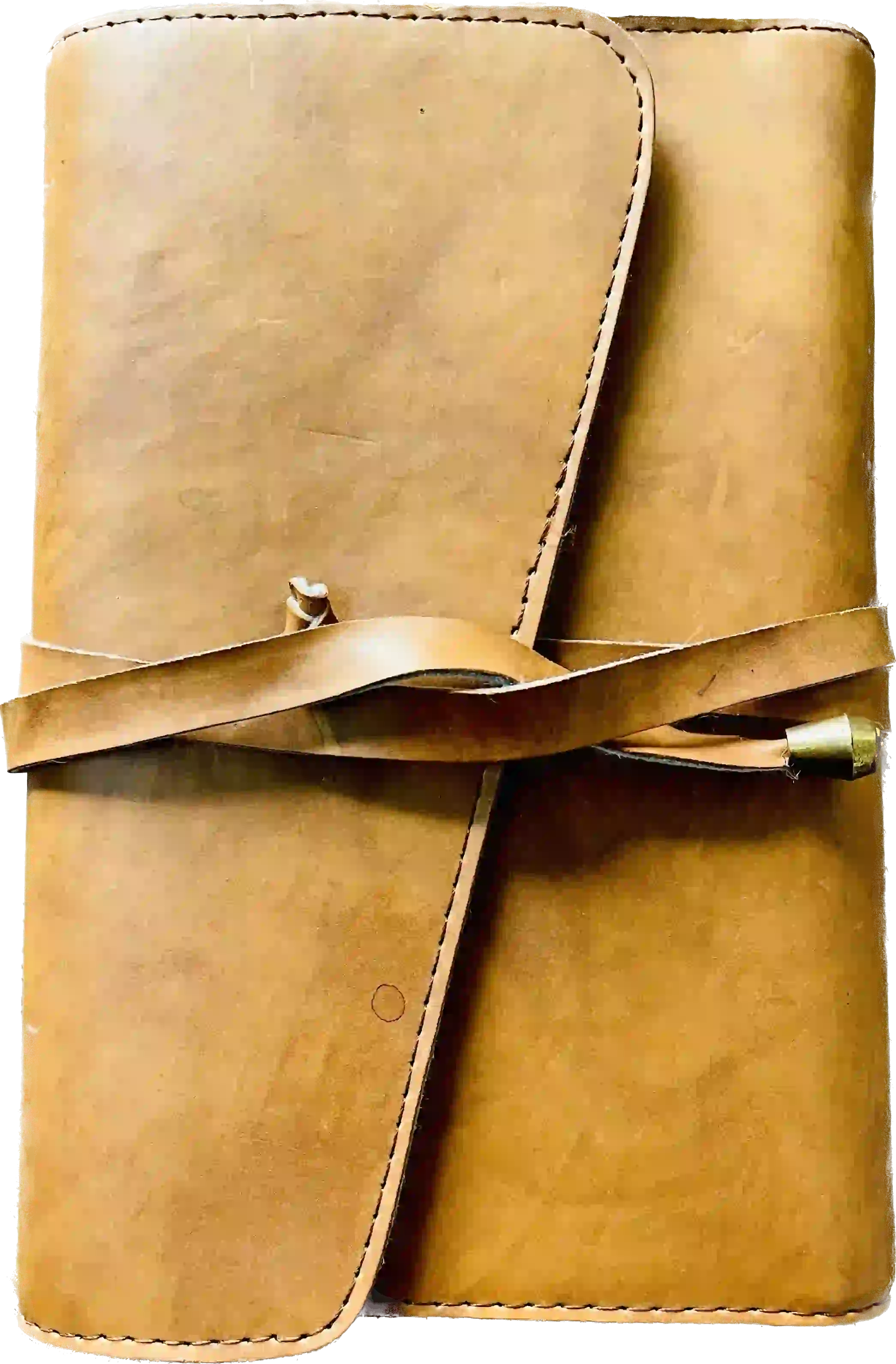 Carnet de voyage en cuir