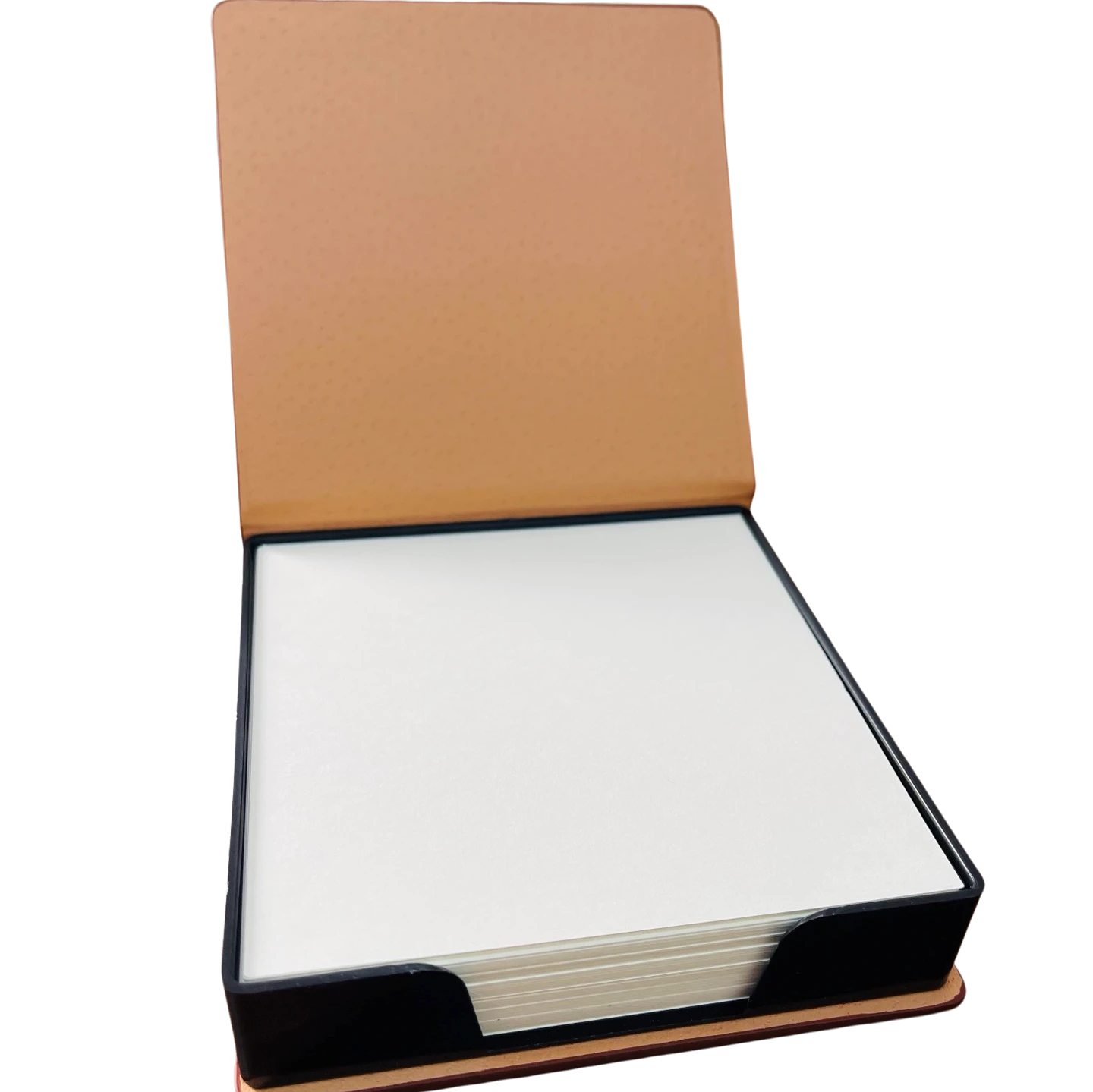 Bloc-note cube cuir