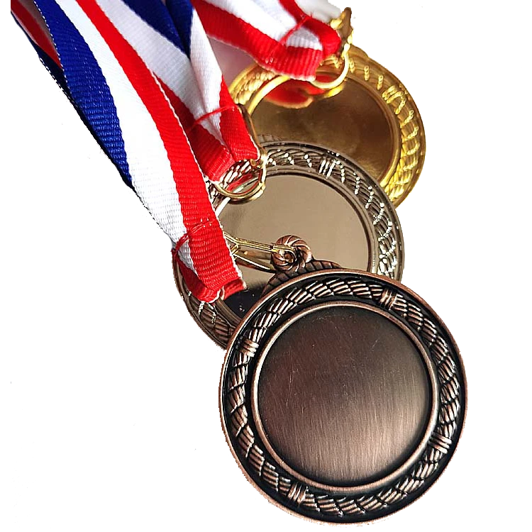 Médaille en aluminium massif.