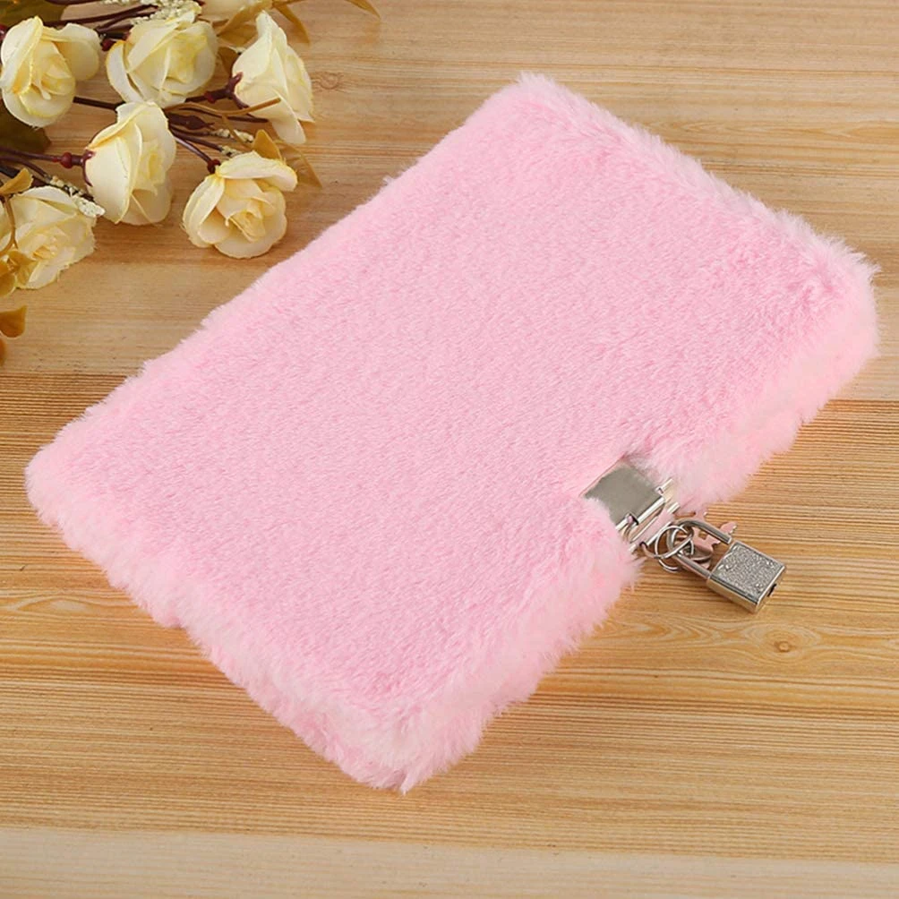 Carnet de notes fausse fourrure