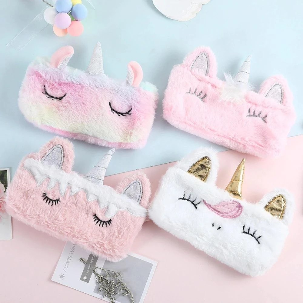 Trousse Licorne Peluche Fille