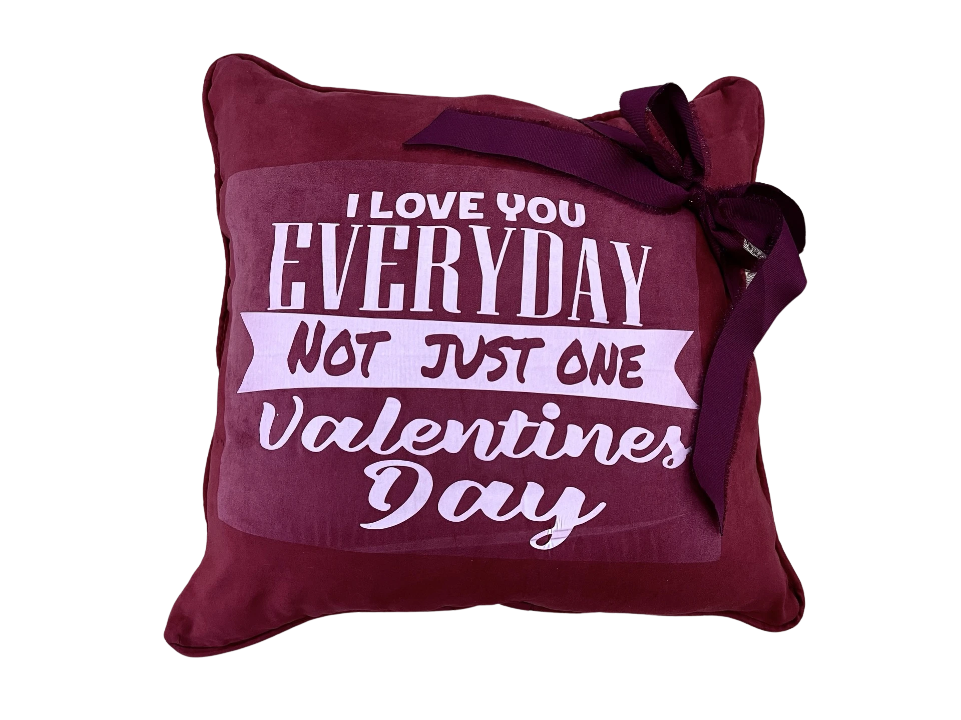 Coussin carré en velours