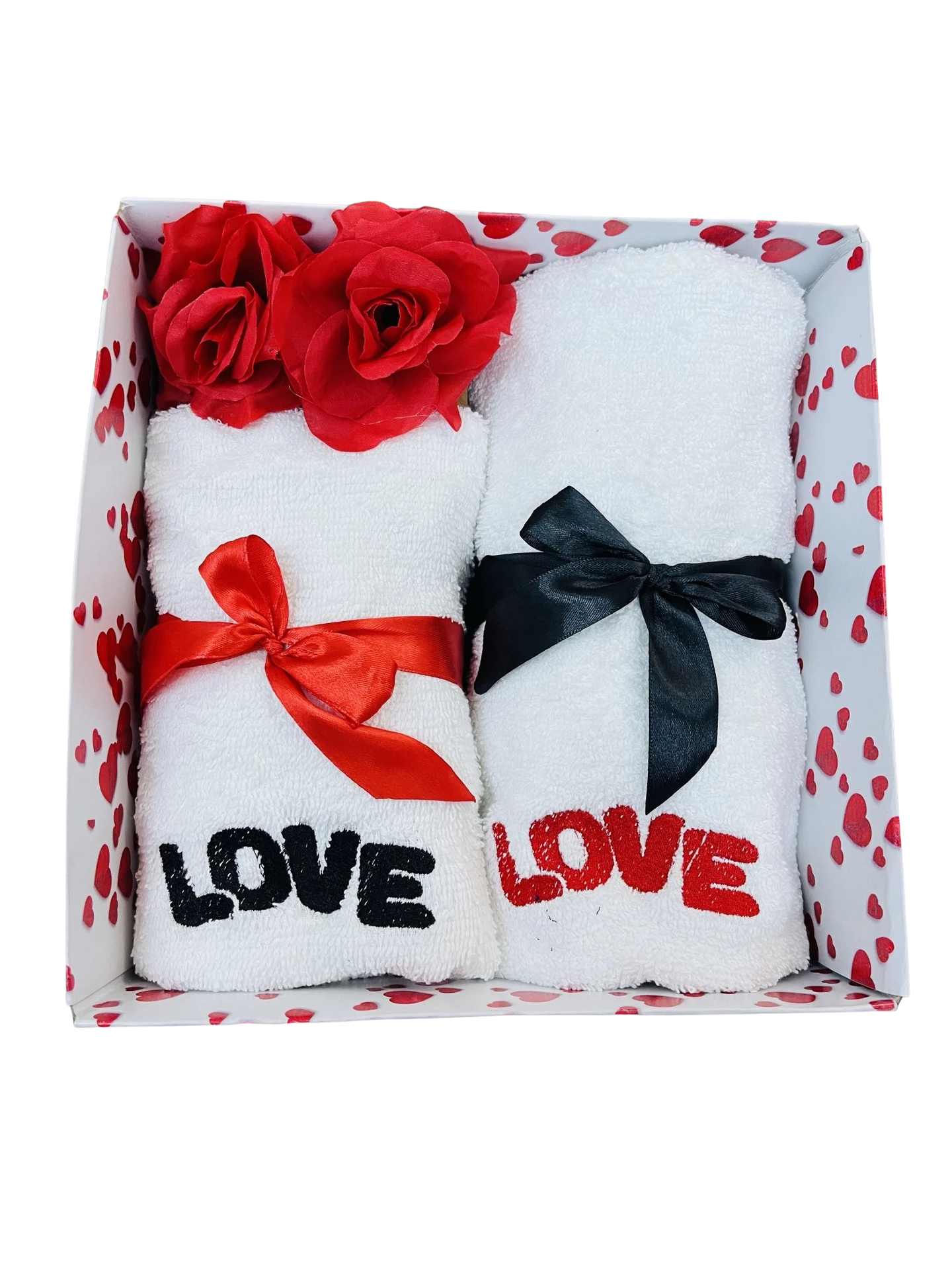 Coffret serviette pour couple