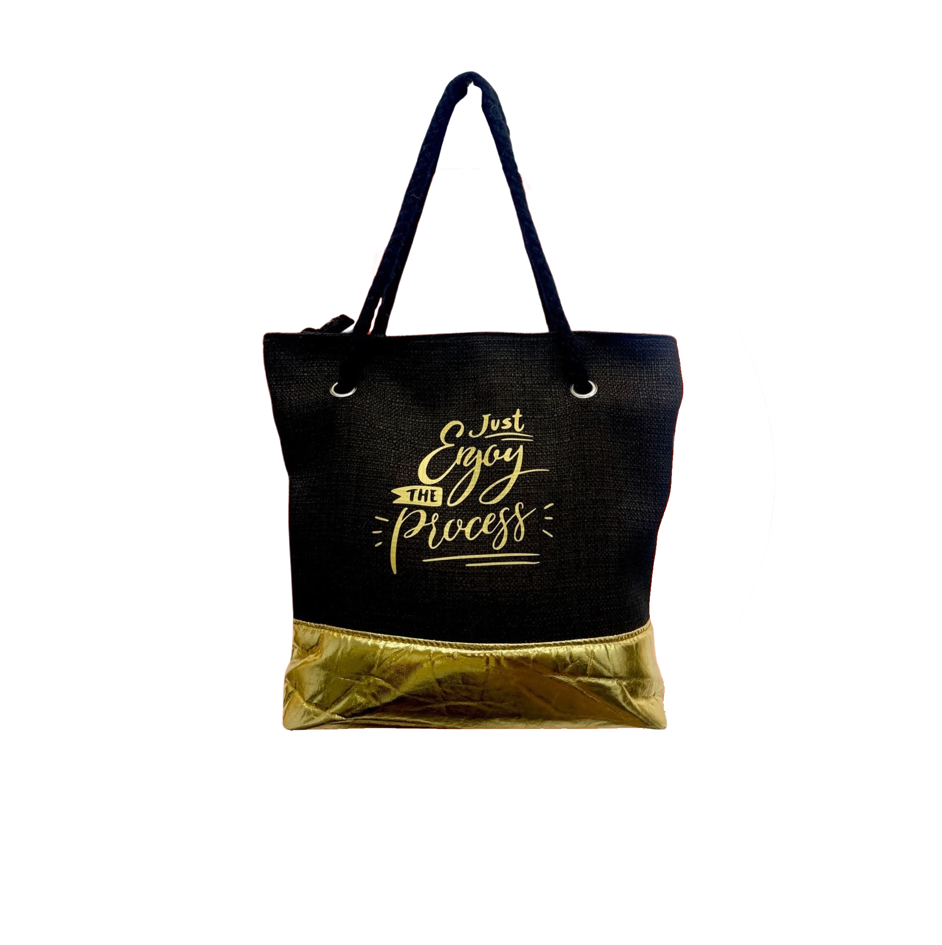 Sac de plage en jute :Mumuku.