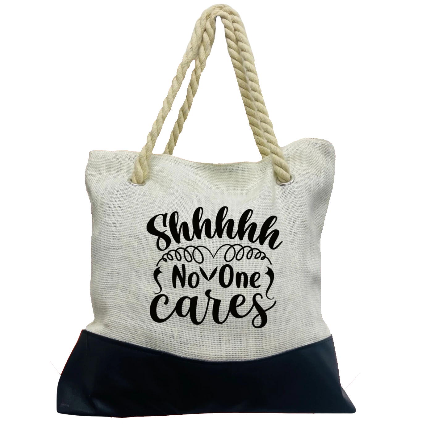 Sac de plage en jute :Mumuku.