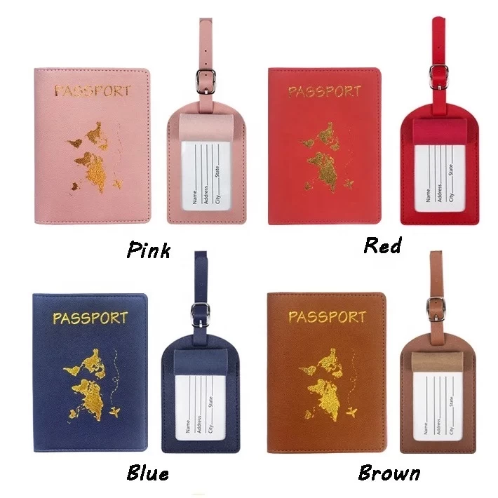 Set Etui passeport+ Tag bagage