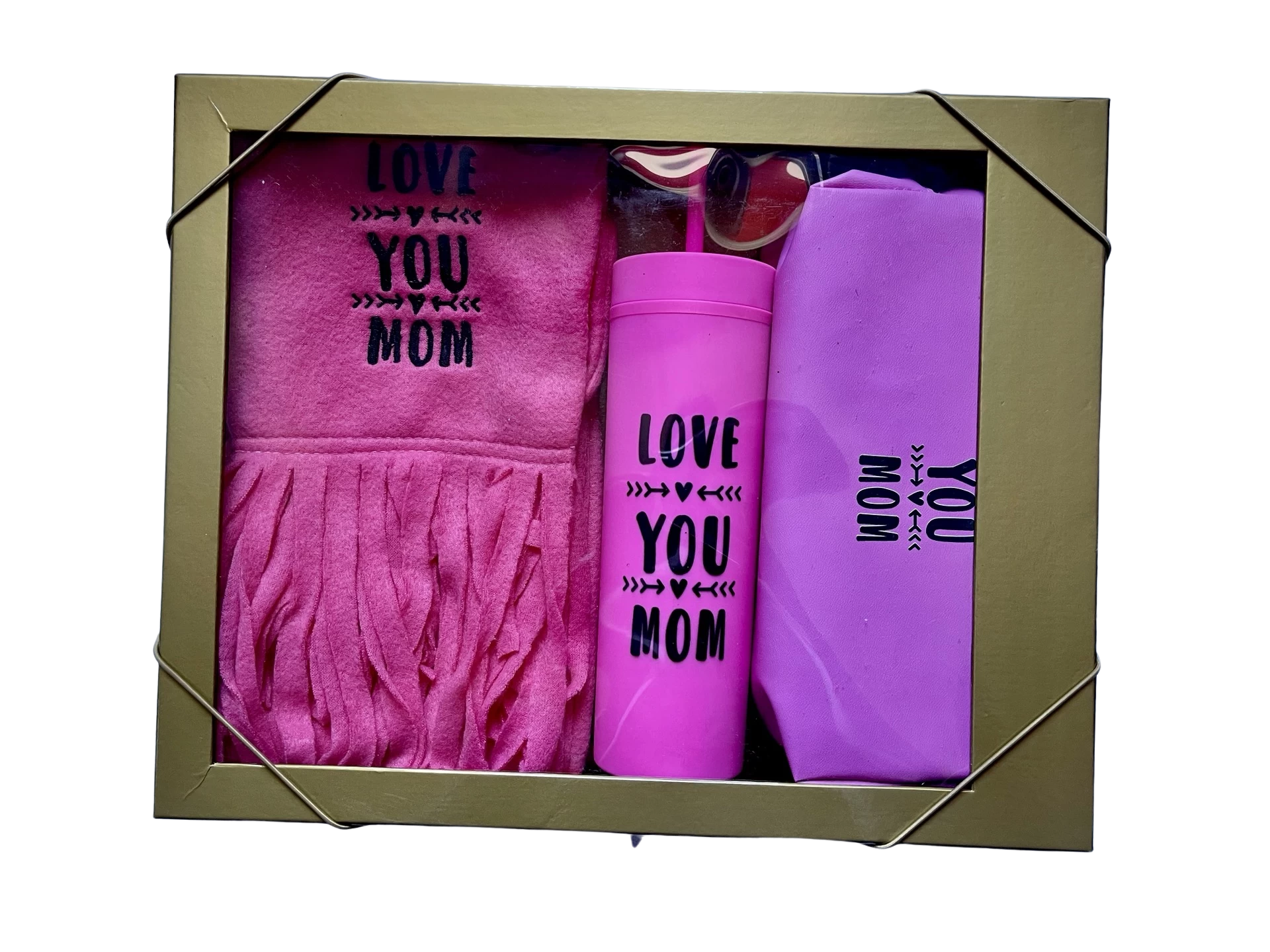 Coffret Maman 3 pièces. Fuschia