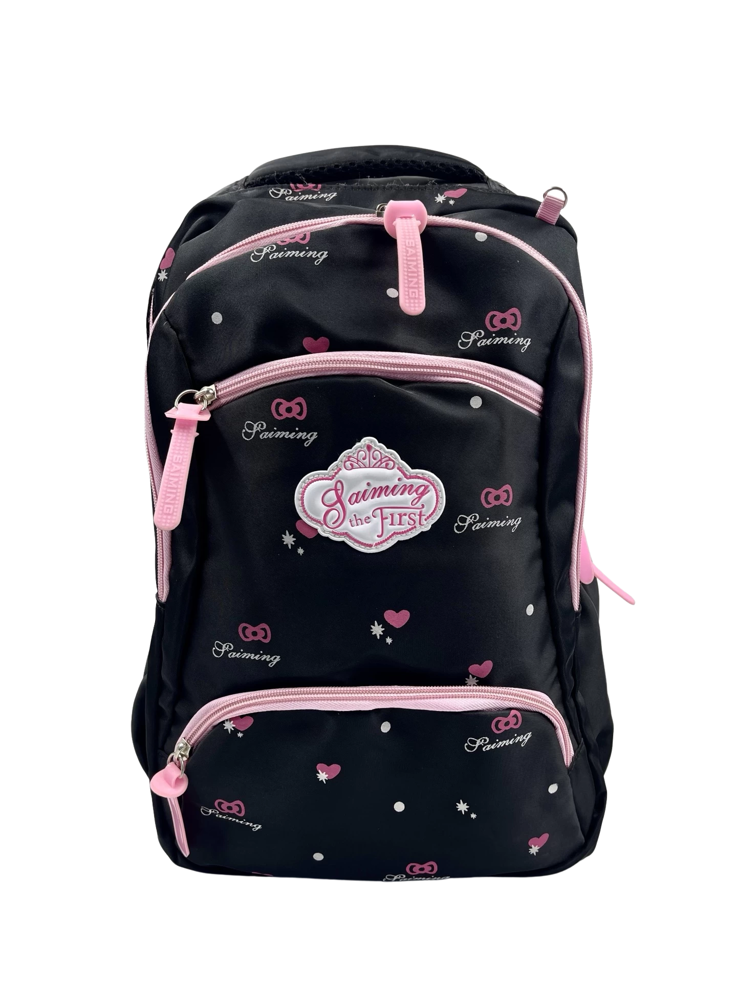 Lot de Sac à dos+ Lunch Box+ trousse. Noir. -20% à la caisse