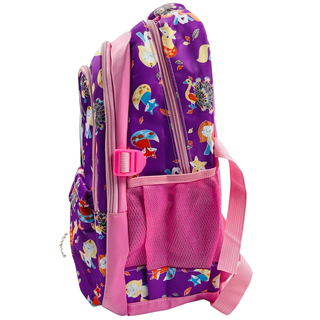 Sac à dos d’école. Violet. -20%