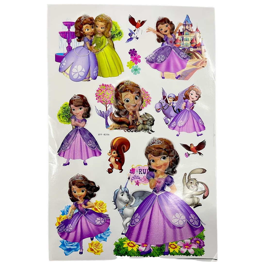 Autocollant mural enfant 3D