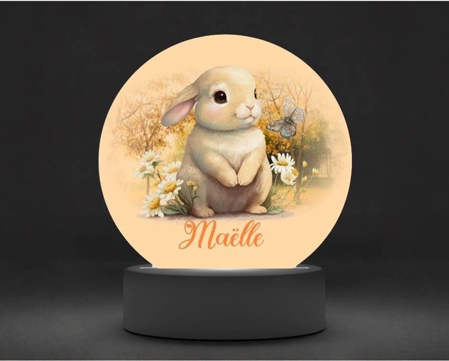 Lampe veilleuse personnalisée