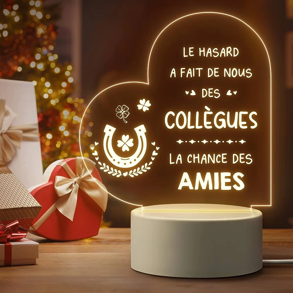 Lampe veilleuse personnalisée