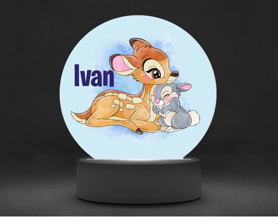 Lampe veilleuse personnalisée