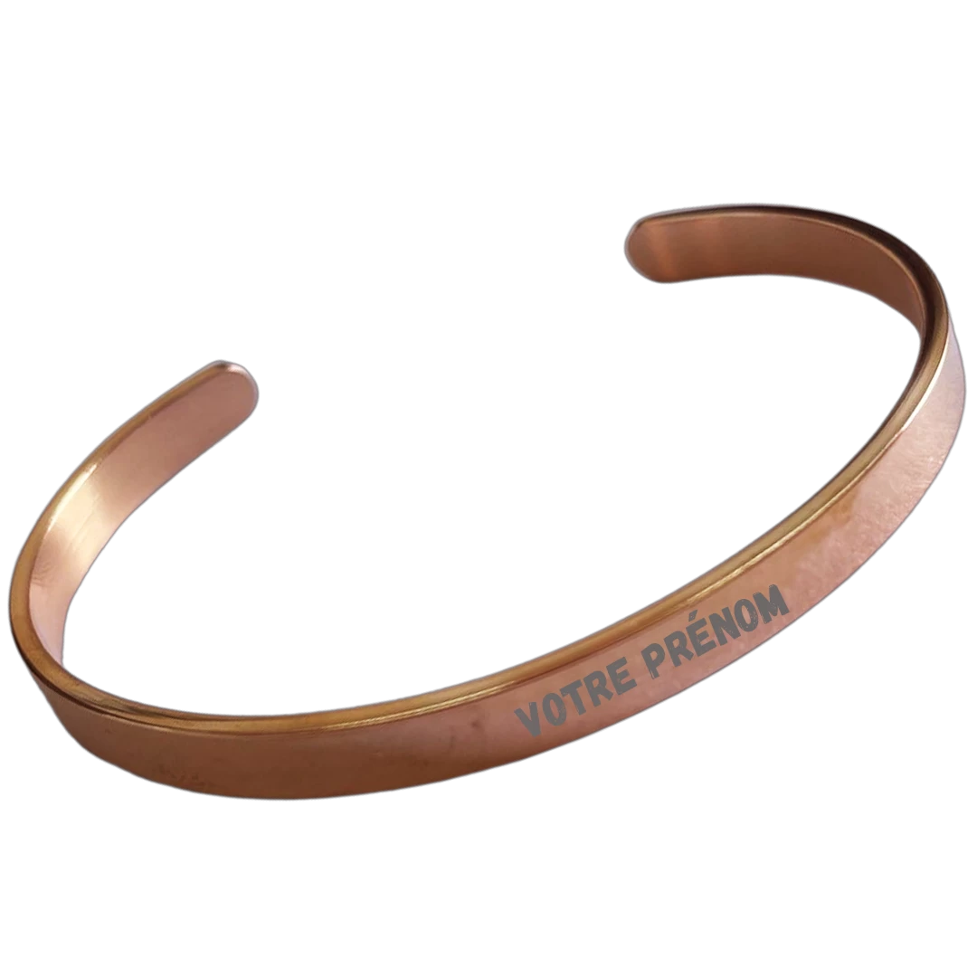 Bracelet en acier à graver