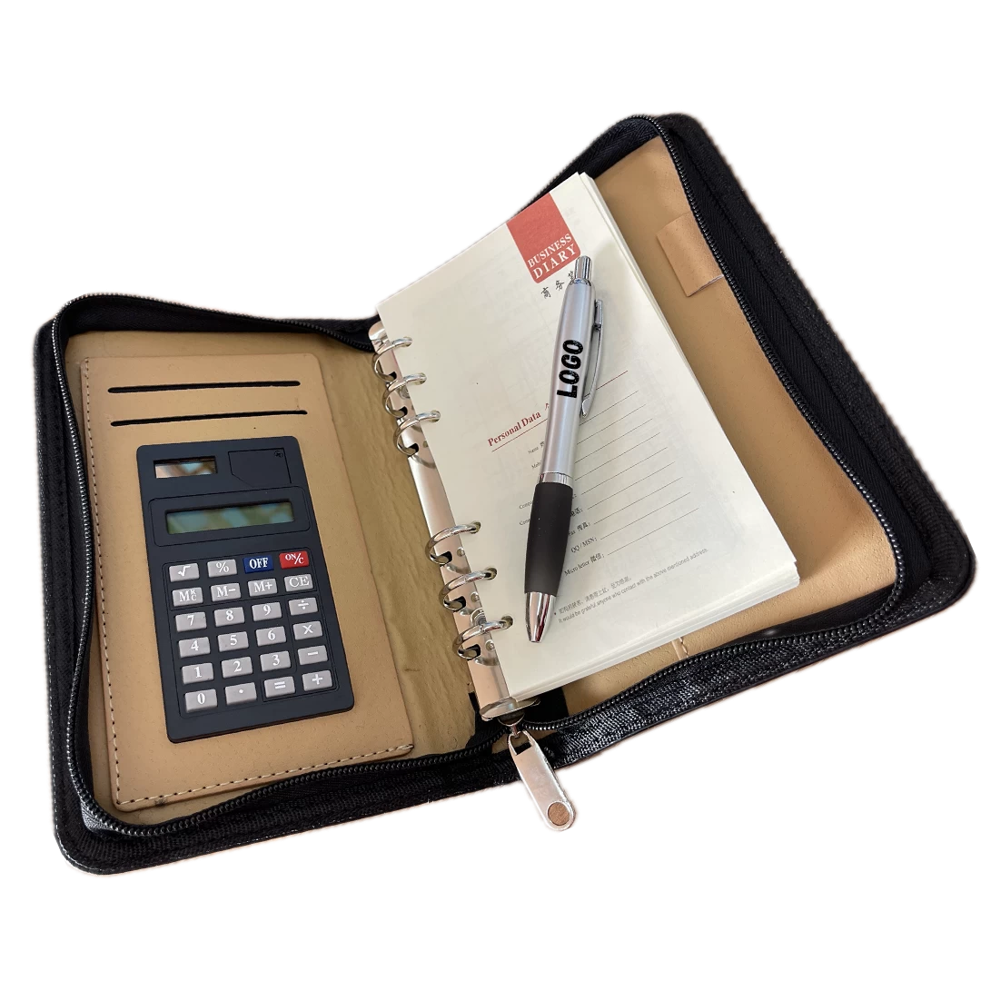 Coffret Organiseur avec calculatrice+Stylo